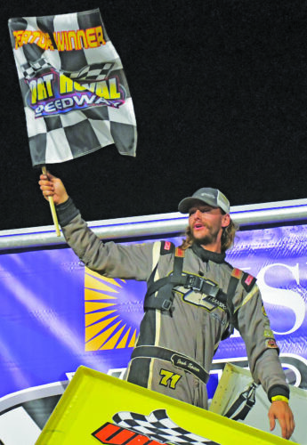Hammaker drives way back to victory lane